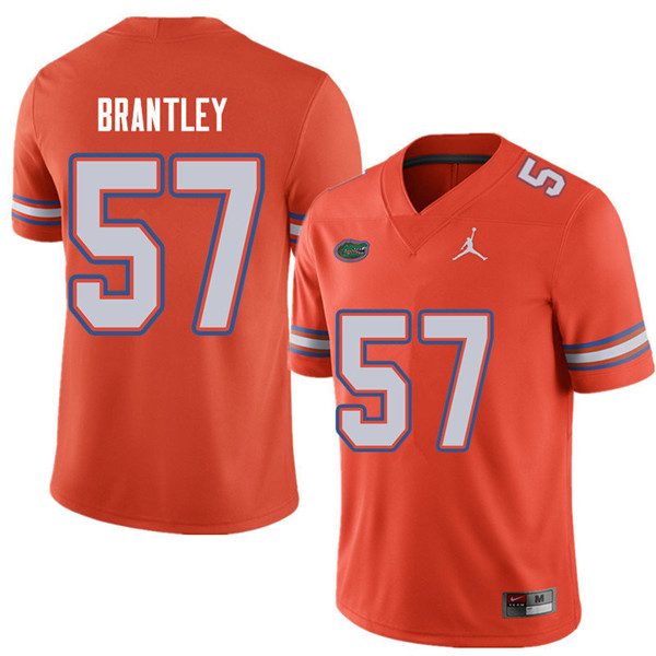 Jordan Brand Men #57 Caleb Brantley Florida Gators College Football Jerseys Sale-Orange